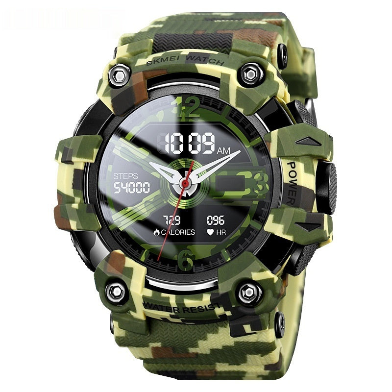 Intelligent Waterproof Student Double Luminous Men's Water-proof Watch null Intelligent Waterproof Student Double Luminous Men's Water-proof Watch