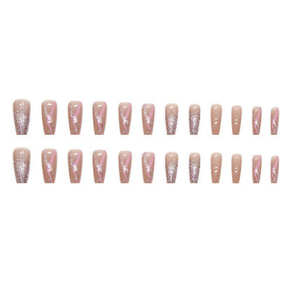 Fashion Mid-length Ballet Girl Fake Nails null Fashion Mid-length Ballet Girl Fake Nails Fashion Mid-length Ballet Girl Fake Nails