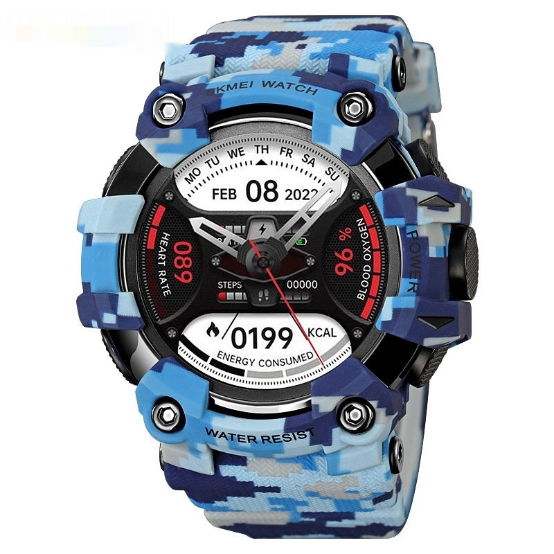 Intelligent Waterproof Student Double Luminous Men's Water-proof Watch null Intelligent Waterproof Student Double Luminous Men's Water-proof Watch