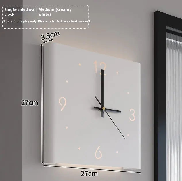 Living Room Stickers Wall Clocks Creative Angle Clock null