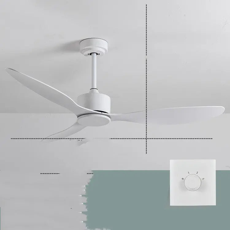 New Scandinavian Industrial Ceiling Fans Without Lights null