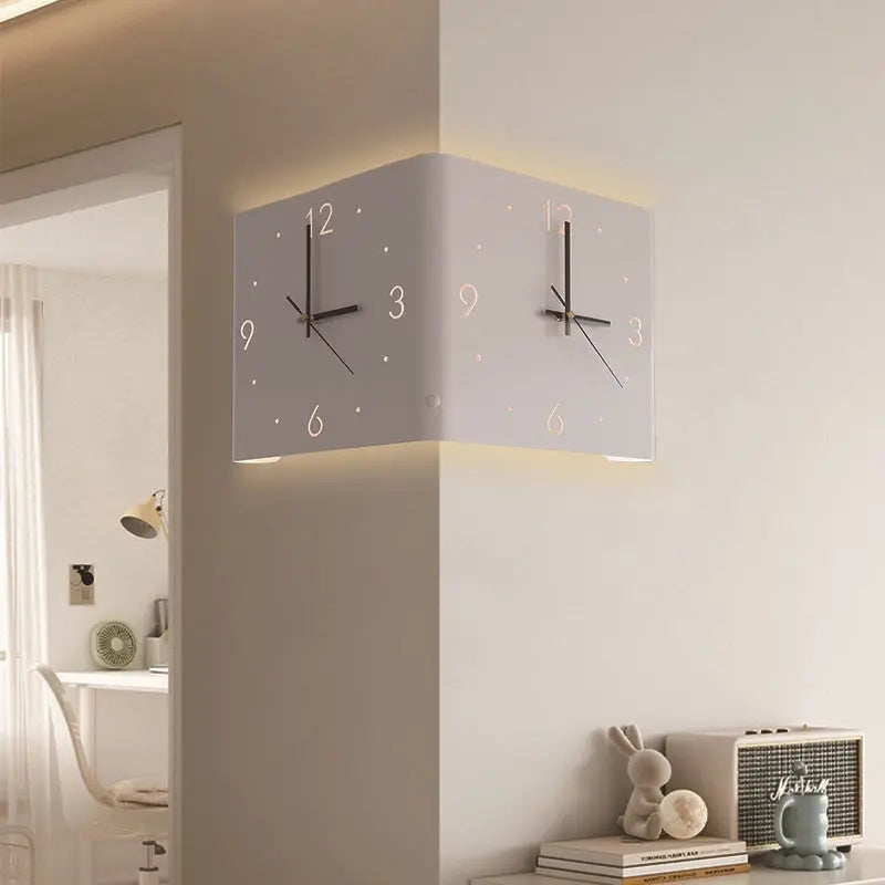 Living Room Stickers Wall Clocks Creative Angle Clock null