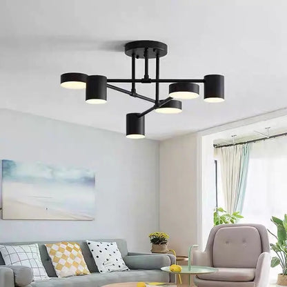 Bedroom Ceiling Lamp Living Room Simple Creative Iron Lighting null