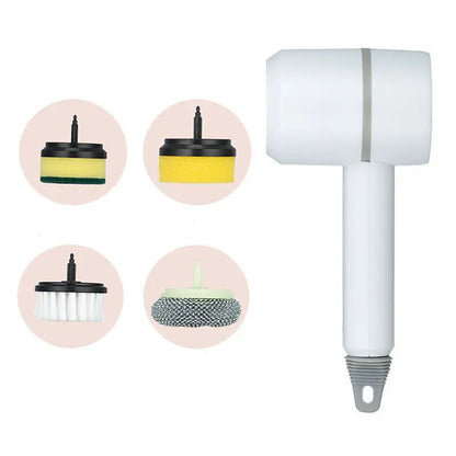 Electric Cleaning Brush Dishwashing Brush Automatic Wireless USB Rechargeable Professional Kitchen Bathtub Tile Cleaning Brushes null