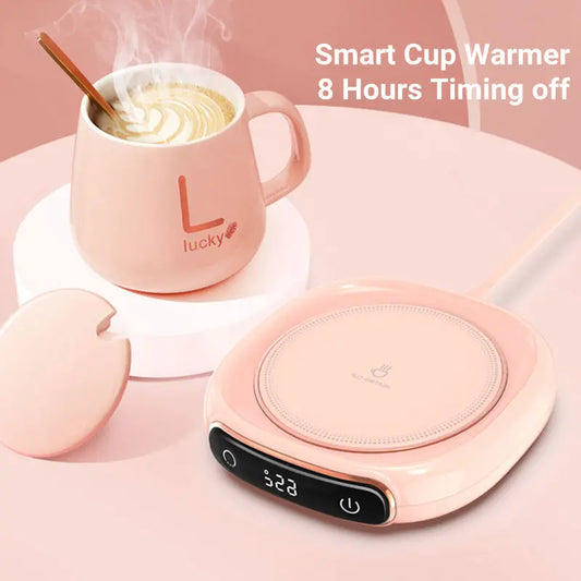 Coffee Mug Warmer Warm Coaster Smart Heating Cup Thermal Insulation Constant Temperature Coaster Heating Pad Desktop null