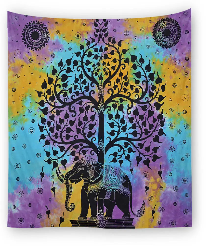 Printed Tapestry Beach Towel null