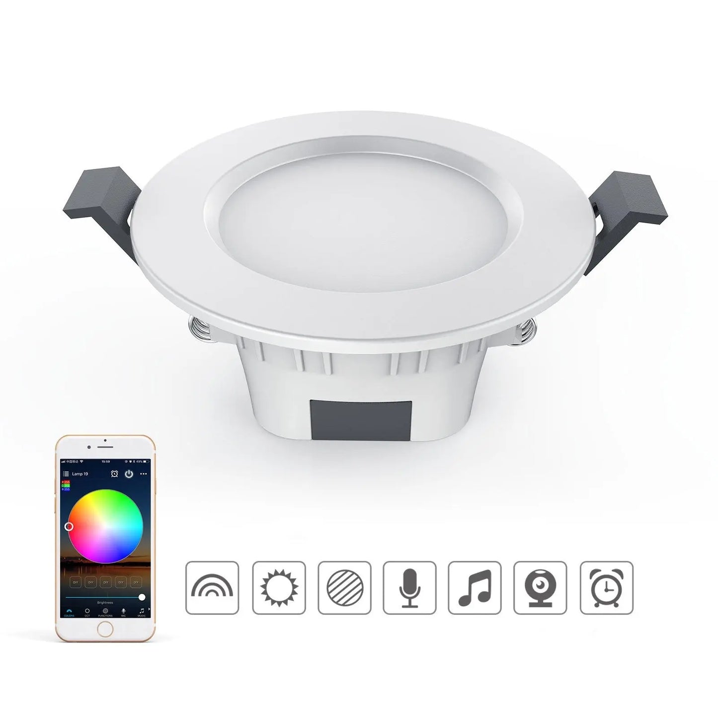 5W Indoor Lighting Smart Bluetooth Ceiling Light null