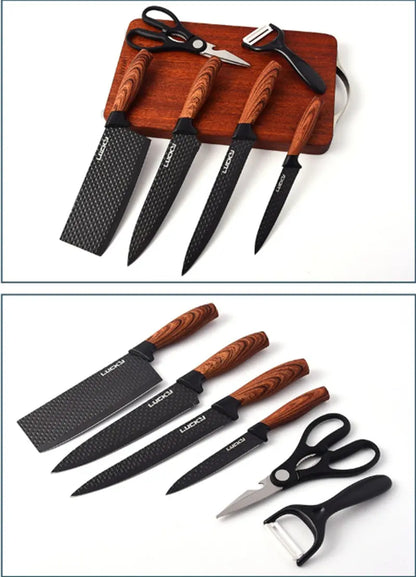 Household Knives Set Kitchen Combination Kitchenware null