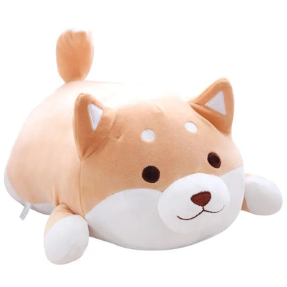 36cm 55cm Cute Fat Shiba Inu Dog Plush Toy Stuffed Soft Kawaii Animal Cartoon Pillow Lovely Gift For Kids Baby Children Gifts null