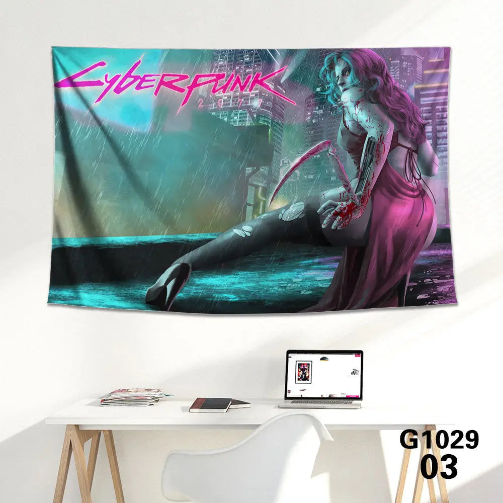 Game background cloth tapestry wall cloth tapestry decoration canvas null