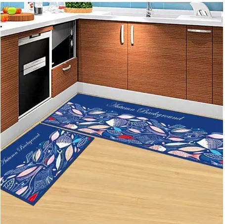 Floor mats, non-slip, oil-proof, household machine washable door mats, bathroom, bathroom, bedside rugs null