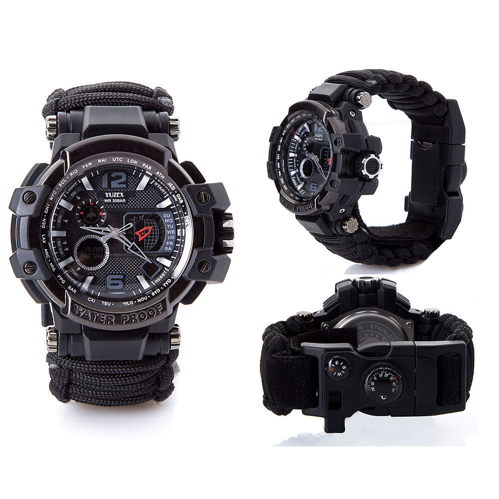 Outdoor survival waterproof multi-function watch null Outdoor survival waterproof multi-function watch