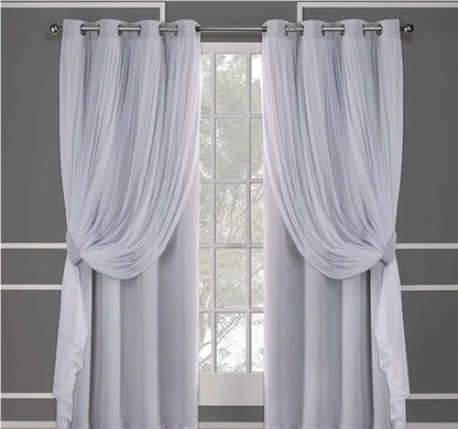 Curtain Lace Double Layer Shading null