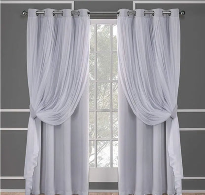 Curtain Lace Double Layer Shading null