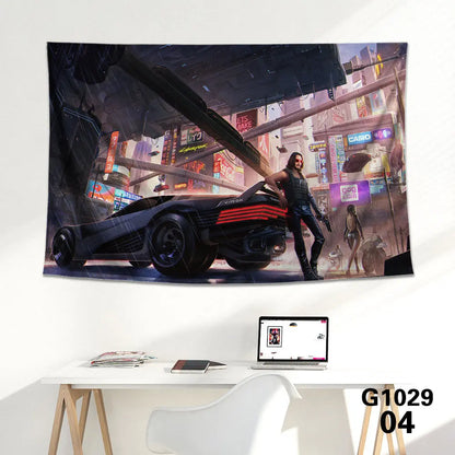 Game background cloth tapestry wall cloth tapestry decoration canvas null