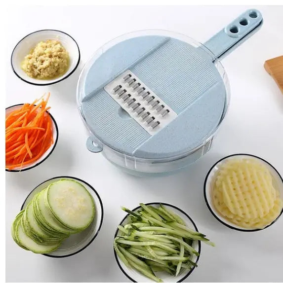 8 In 1 Mandoline Slicer Vegetable Slicer Potato Peeler Carrot Onion Grater With Strainer Vegetable Cutter Kitchen Accessories null