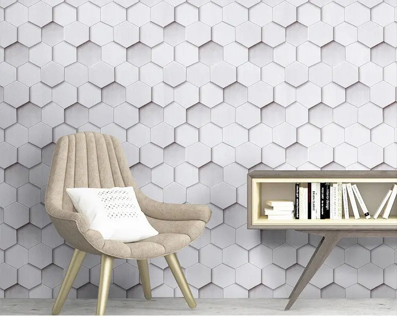 Peel and Stick Geometric Pattern Wallpaper null