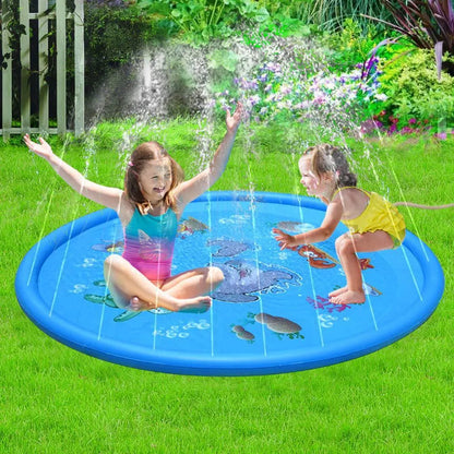 Durable Children's Water Spray Pool Mat Splash Sprinkle Play Pad Mat null