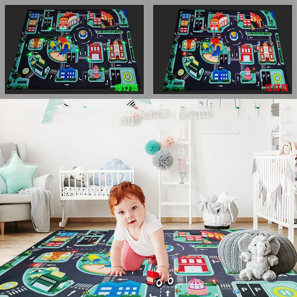 LED Lighter Rode Rugs For Kid Play Climb Carpets null