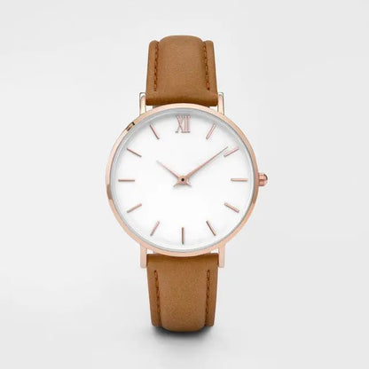 Fashion Women Watches Leather Quartz Watch for Ladies Clocks null