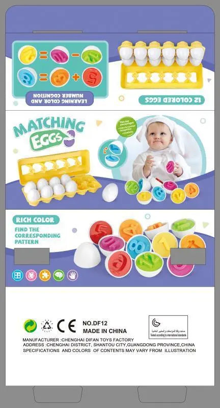 Baby Learning Educational Toy Smart Egg Toy Games Shape Matching Sorters Toys Montessori Eggs Toys For Kids Children null