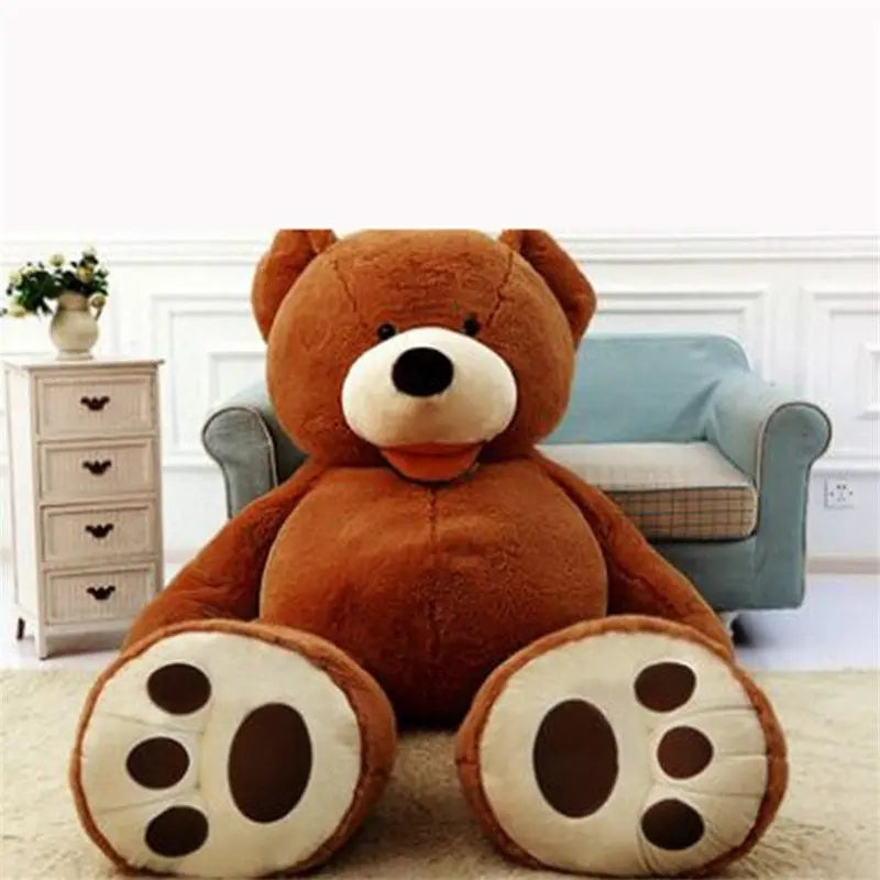 Giant Teddy Bear Plush Toy Huge  Soft Toys  Leather Shell null