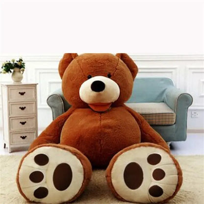 Giant Teddy Bear Plush Toy Huge  Soft Toys  Leather Shell null