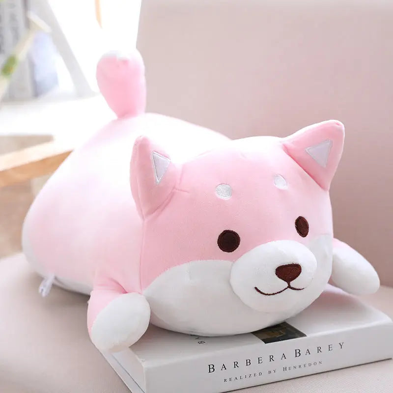 36cm 55cm Cute Fat Shiba Inu Dog Plush Toy Stuffed Soft Kawaii Animal Cartoon Pillow Lovely Gift For Kids Baby Children Gifts null