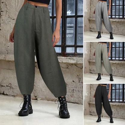 Women's Autumn Trousers Casual Baggy Harem Pants null