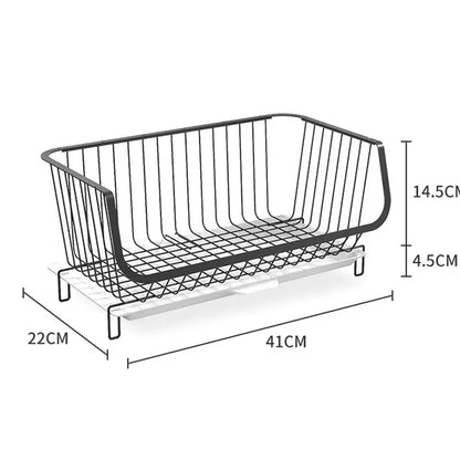 Multifunctional Kitchenware Metal Multilayer Condiment Storage Basket null