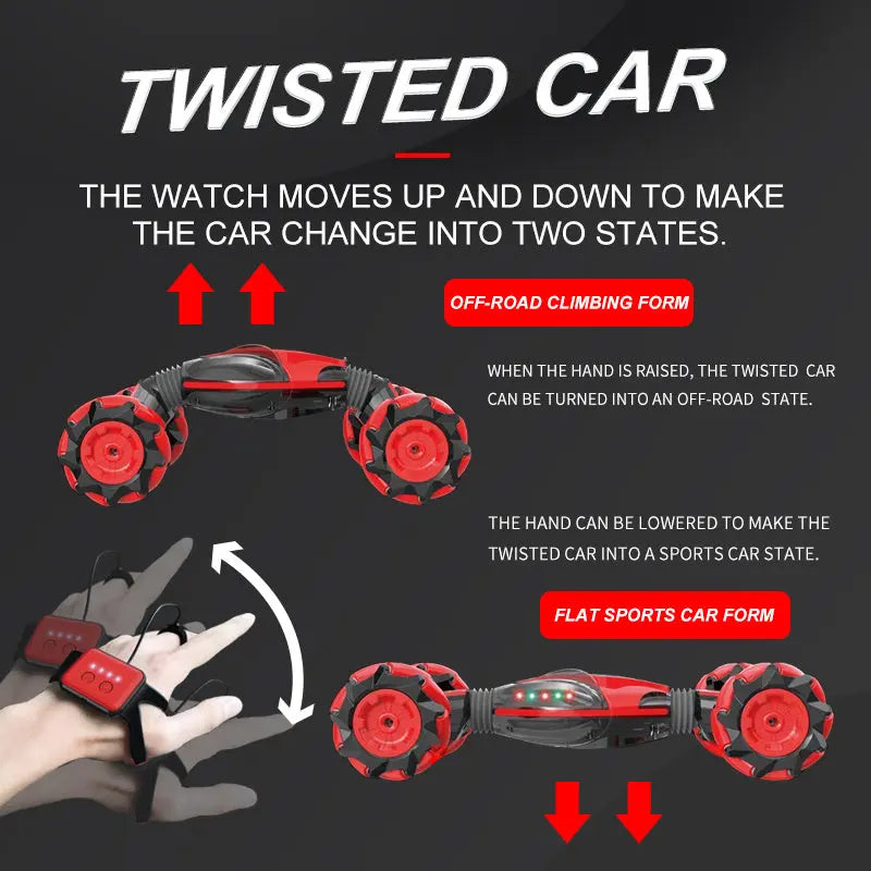 Global Funhood GW124 RC Remote Control Twist Stunt Car Machaine null