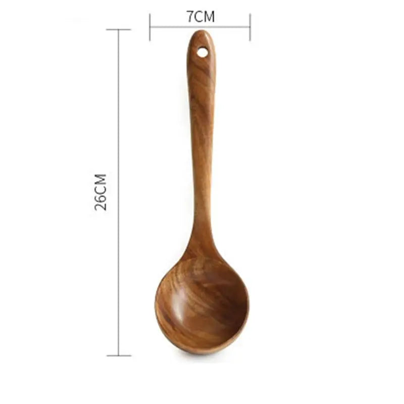 Kitchenware Set Household Non-stick Cookware Wooden Spoon null