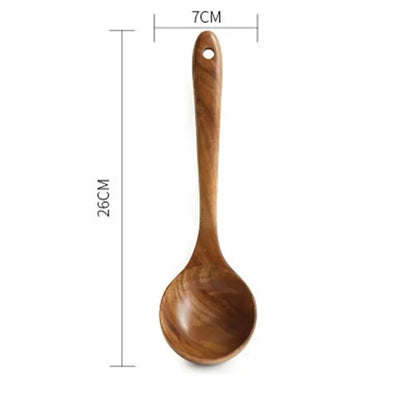 Kitchenware Set Household Non-stick Cookware Wooden Spoon null