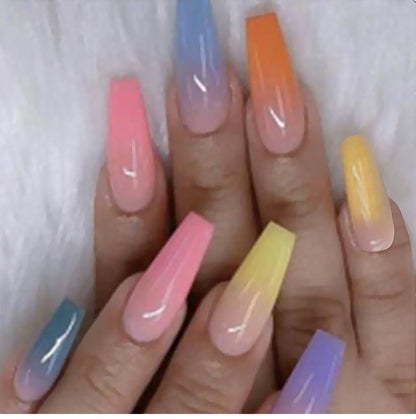 Long Ballet Nails With Flat And Pointed Water Droplets null Long Ballet Nails With Flat And Pointed Water Droplets Long Ballet Nails With Flat And Pointed Water Droplets