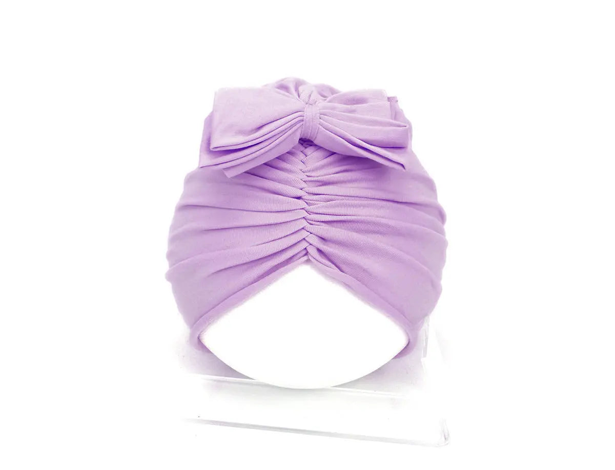 Cute Baby Hat Newborn Soft Baby Girl Hat Turban Infant Toddler Baby Cap Bonnet Headwraps null