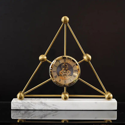 European-Style Clocks, Ornaments, Desk Clocks, Living Room, Large Desktop Retro Desk Clocks, Clocks, American Silent Pendulum Clocks null