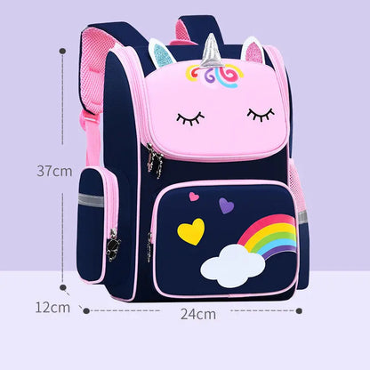 Childrens School Bags Primary School Students Grades 1 to 6 Printing null