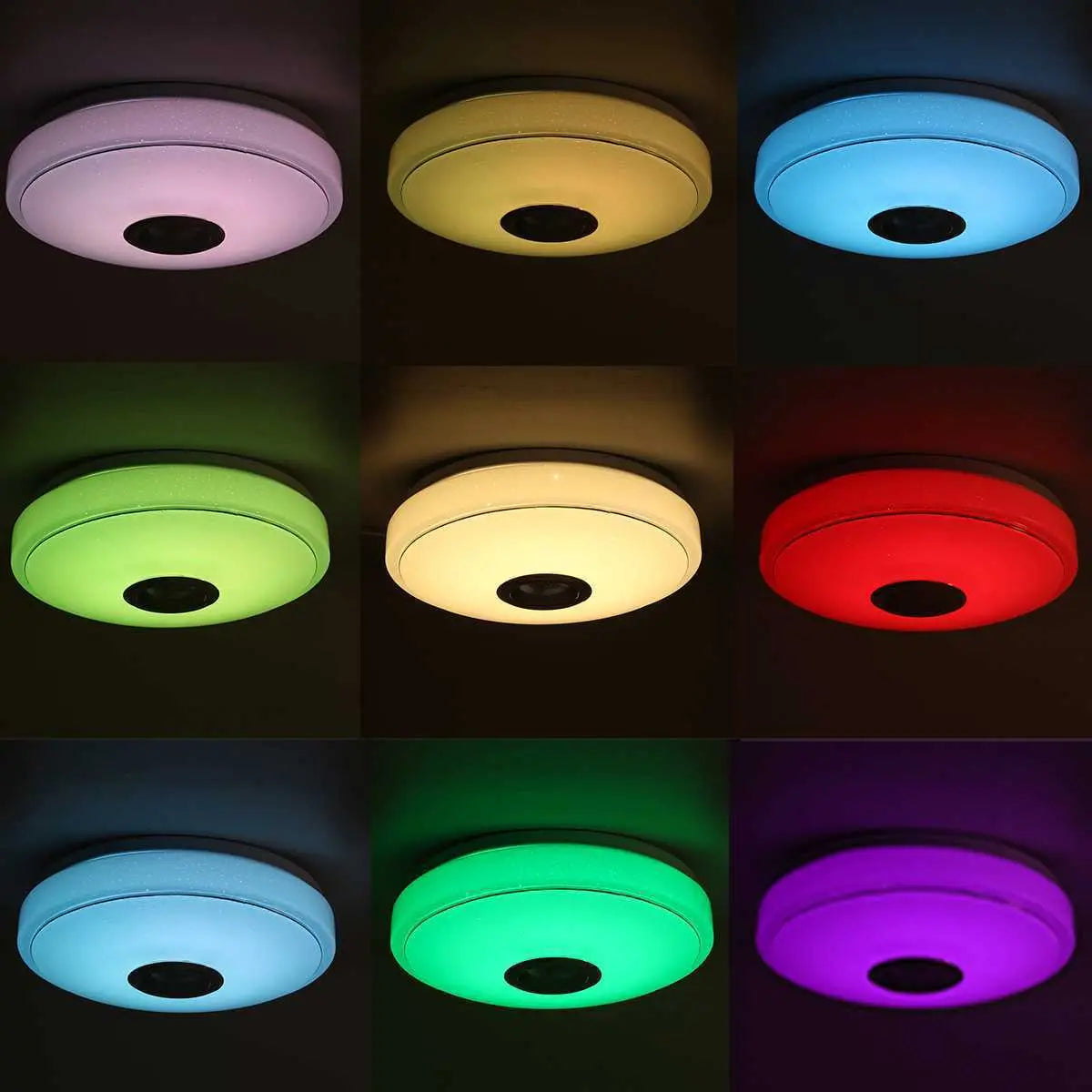 Tuya Wifi Smart Ceiling Light Led Colorful App Remote Control Bluetooth Lamps Alexa Google Home Cross-Border null