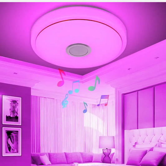 Tuya Wifi Smart Ceiling Light Led Colorful App Remote Control Bluetooth Lamps Alexa Google Home Cross-Border null