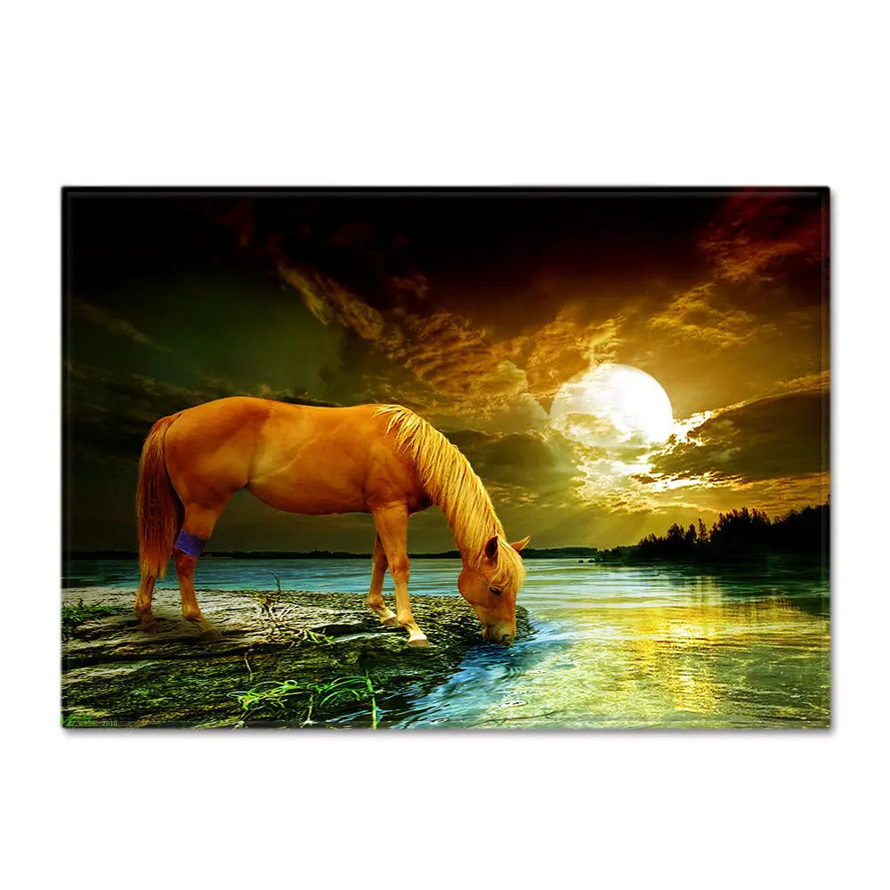 Dream Horse 3D Print Carpets For Living Room Bedroom null