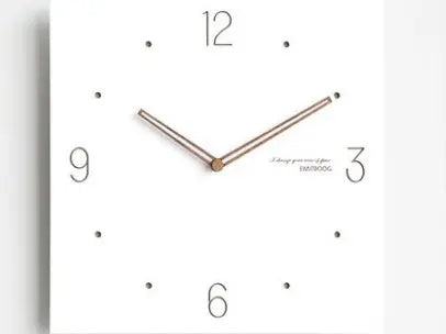 Square Meter Box Wall Clock Living Room Clocks Modern Atmosphere Fashion Personality Household Decorative Wall Watches null