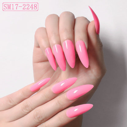 Positive Rred Long Pointed Oval False Nails null Positive Rred Long Pointed Oval False Nails Positive Rred Long Pointed Oval False Nails