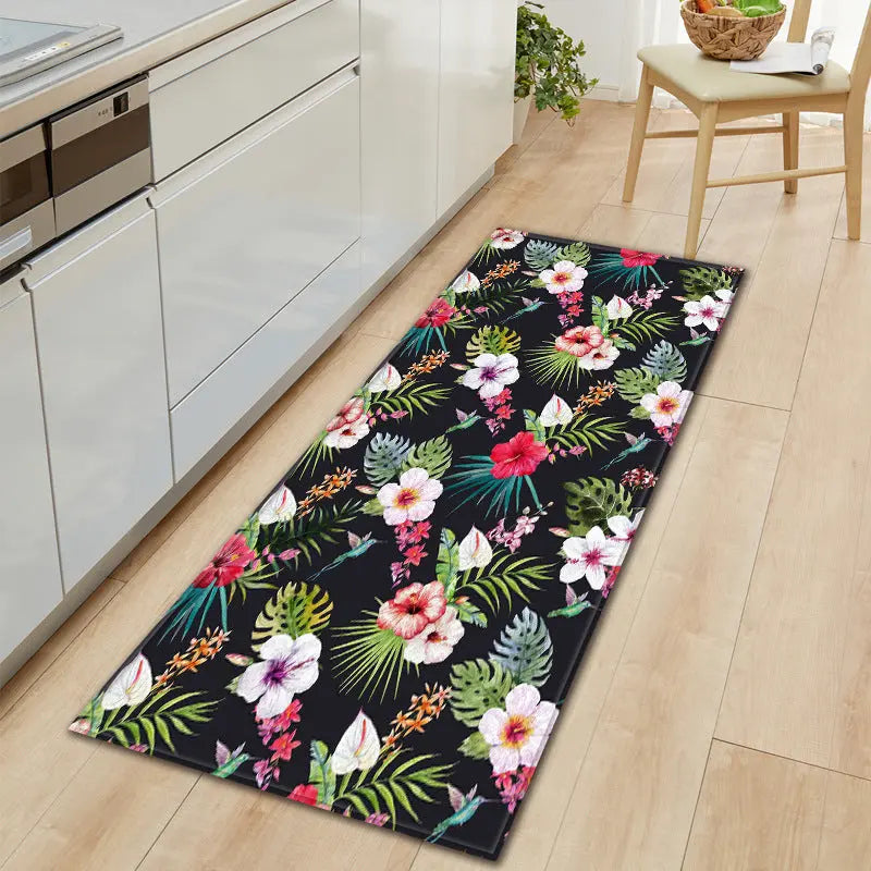 Home Floor Mat 3D Printed Kitchen Rug Door Mats Kitchen Carpets Anti-Slip Welcome Indoor Doormat Carpet for Living Room Washable null