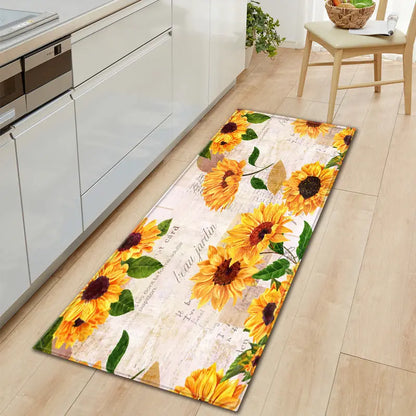 Home Floor Mat 3D Printed Kitchen Rug Door Mats Kitchen Carpets Anti-Slip Welcome Indoor Doormat Carpet for Living Room Washable null