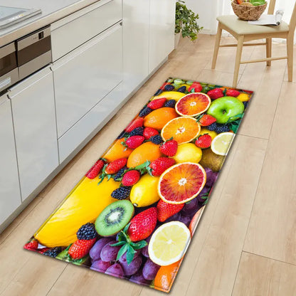 Home Floor Mat 3D Printed Kitchen Rug Door Mats Kitchen Carpets Anti-Slip Welcome Indoor Doormat Carpet for Living Room Washable null