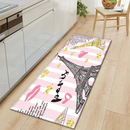 Home Floor Mat 3D Printed Kitchen Rug Door Mats Kitchen Carpets Anti-Slip Welcome Indoor Doormat Carpet for Living Room Washable null