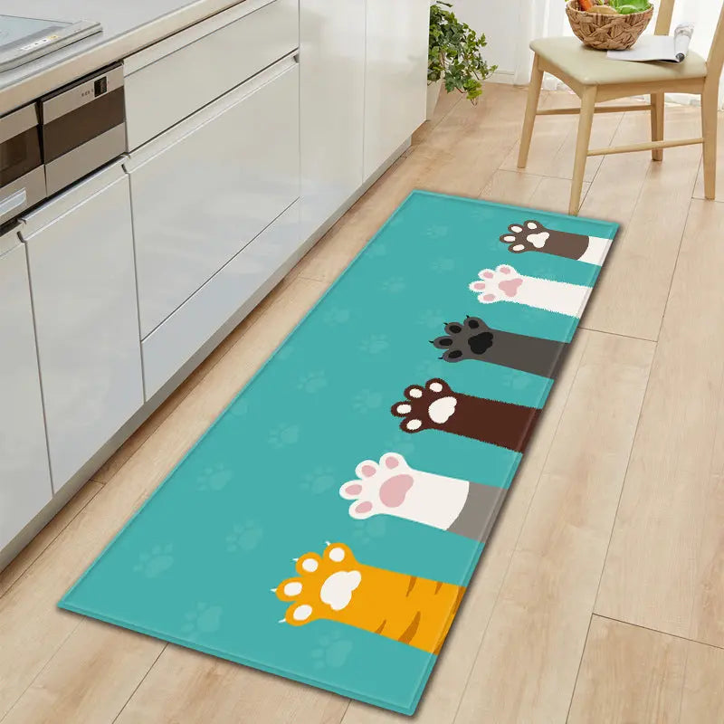 Home Floor Mat 3D Printed Kitchen Rug Door Mats Kitchen Carpets Anti-Slip Welcome Indoor Doormat Carpet for Living Room Washable null