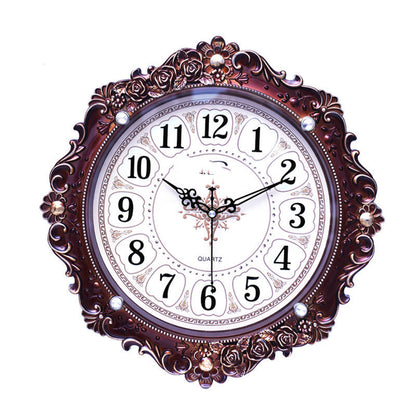 European Style Retro Decorative Wall Clock Mute Household null European Style Retro Decorative Wall Clock Mute Household