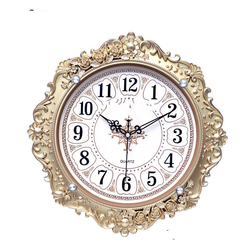 European Style Retro Decorative Wall Clock Mute Household null European Style Retro Decorative Wall Clock Mute Household