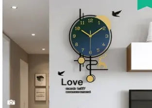 Clocks Wall Clocks Living Room Clocks Home Light Luxury Simple Modern Decoration Net Red Fashion Wall Quartz Watches Wall Watches null